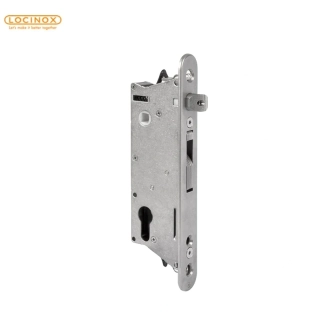 SIXTYLOCK Zadlabávací zámok pre krídlové bránky, rozteč 92 mm, zádlab 57 mm