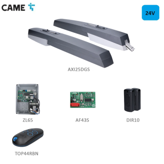 CAME AXI25SAFE-KIT- 2X AXI25,1X ZL65,1X AF-43-S,1x DIR-10,1x TOP44RBN, do 2,5 m/krídlo