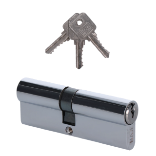 VL85N Cylindrická vložka EURO 40/45 mm, niklová, 3 kľúče