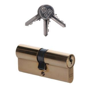 VL71 Cylindrická vložka EURO 35/35 mm, mosadzná, 3 kľúče