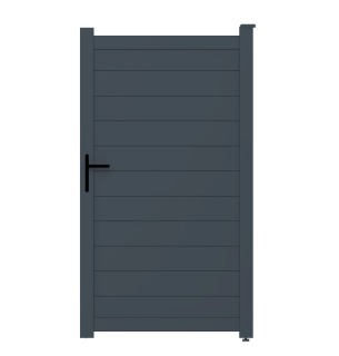 AL-BR-PER-1 Personálna bránka, hliníková, šírkovo nastaviteľná, 1000 x 1788 mm