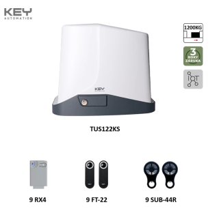 KEY KIT1200-E - 900KTUS122KS TURBO pre posuvné brány do 1200 kg