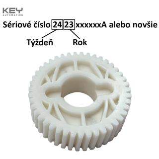 999RUEL007A00 ozubené kolo prevodovky pre SUN 4024 - plastové, nový model