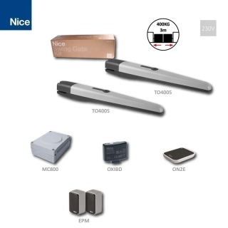 TOONA4005 - Z, 2x TO4005-230V, 340W,1800N, 1x MC800,1xOXIBD 1x ON2E,1x EPM sada pre dvojkrídlovú bránu do 3m / krídlo,
