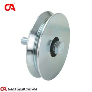 C401/80 Koliesko fi.80 jednoložiskové V profil, Combi Arialdo, nosnosť 200kg,