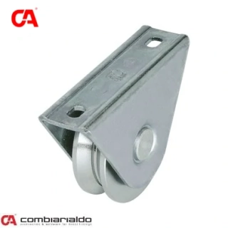 C411/100 Kladka s oporou, V profil , nosnosť 230kg, 