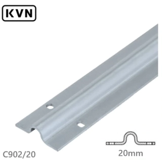 C902/20 - Vodiaci profil U pre posuvné brány do betónu v dĺžkach / 3m / 2m, cena je uvedená za KUS