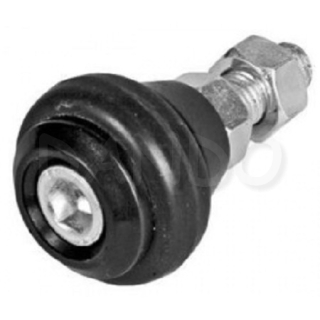 CP450 - Vodiace koliesko polyamidové s gumovým k rúžkom, fi.43mm